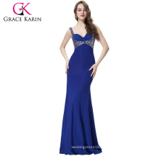 Grace Karin Hottest Beadings Sexy Graceful Mermaid robe de soirée CL6096-4